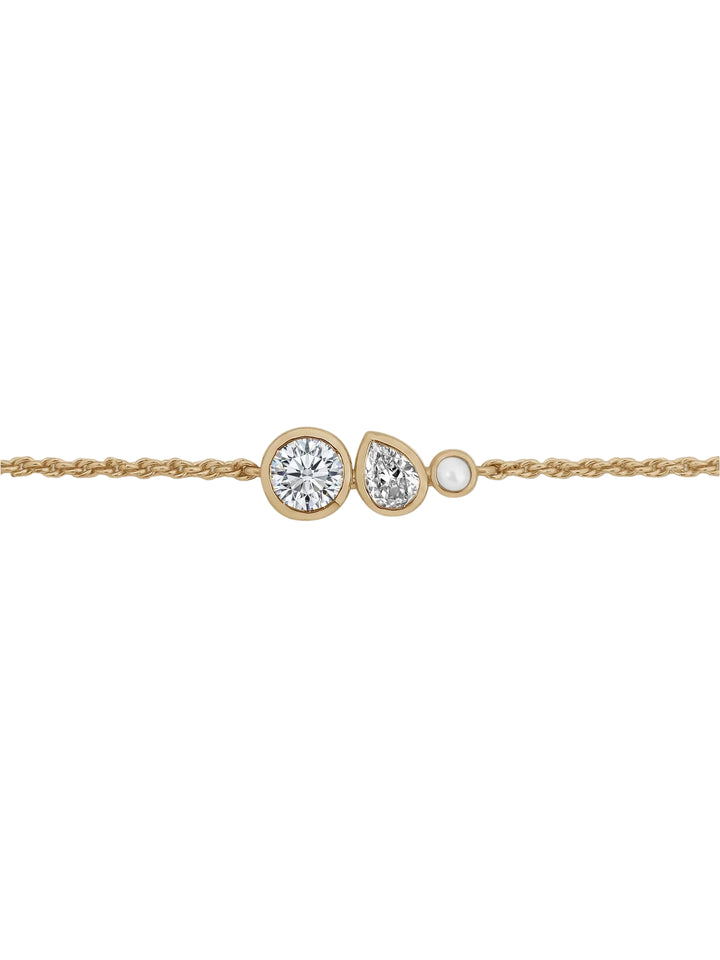 Pure Freshwater Pearl Bracelet - Gold