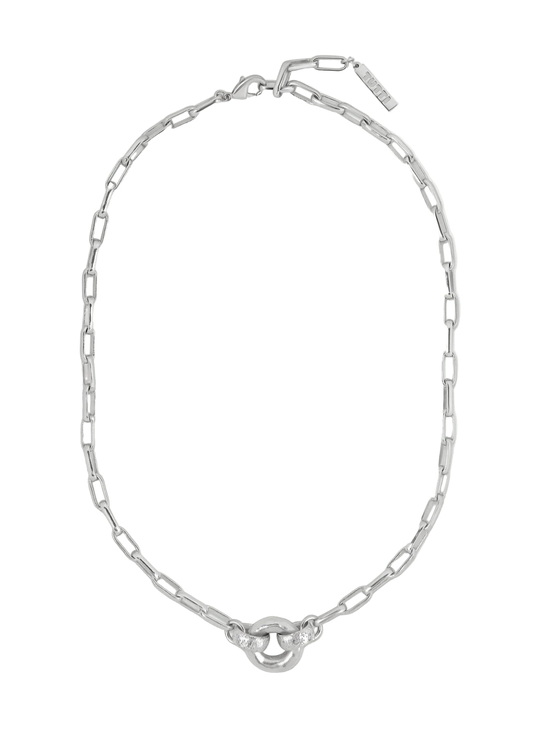 Ebb Interlocked Pendant Necklace - Silver