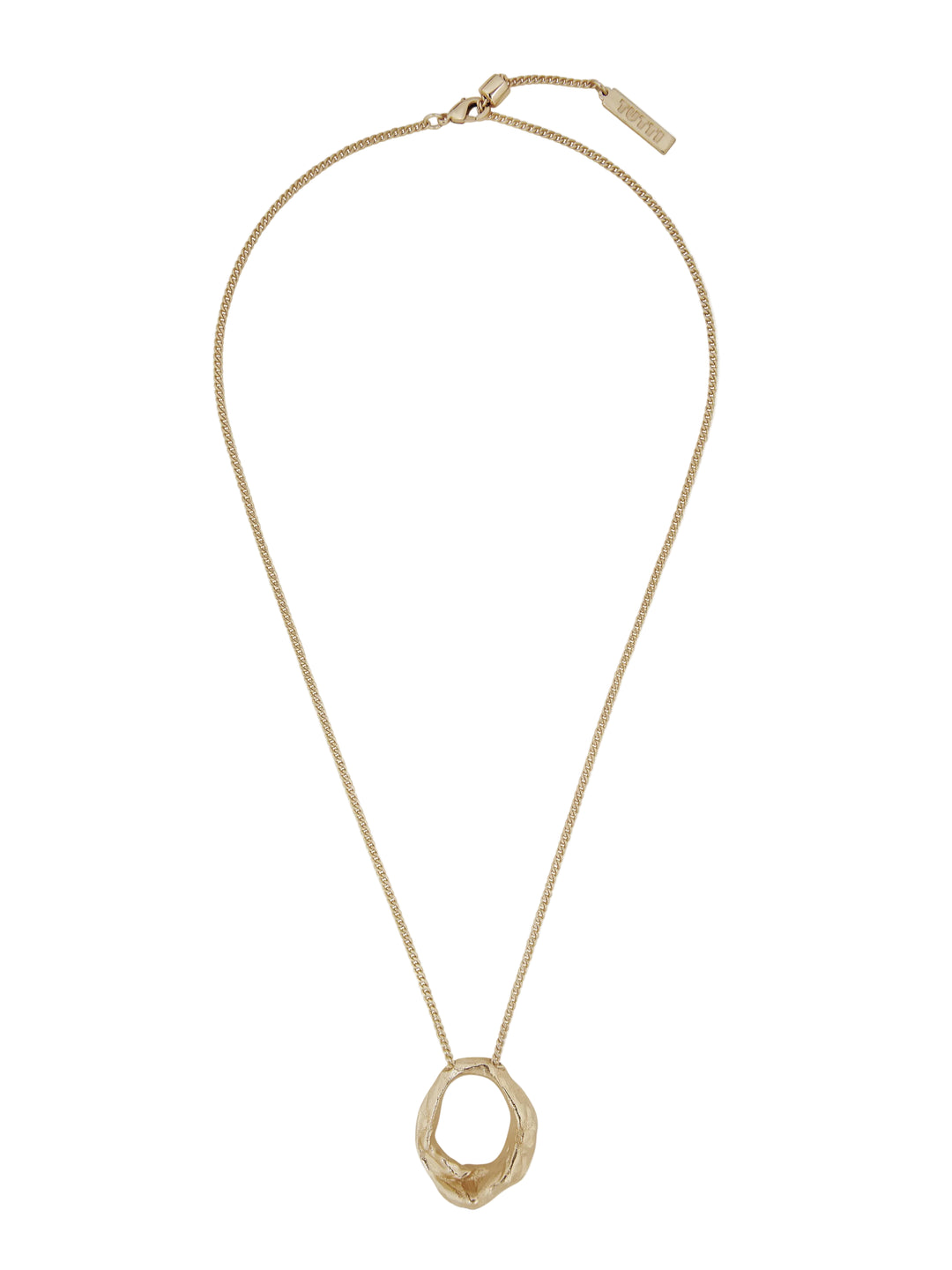 Forge Gold Organic Pendant Necklace
