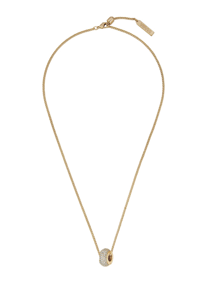 Glint Gold Pavé Pendant Necklace