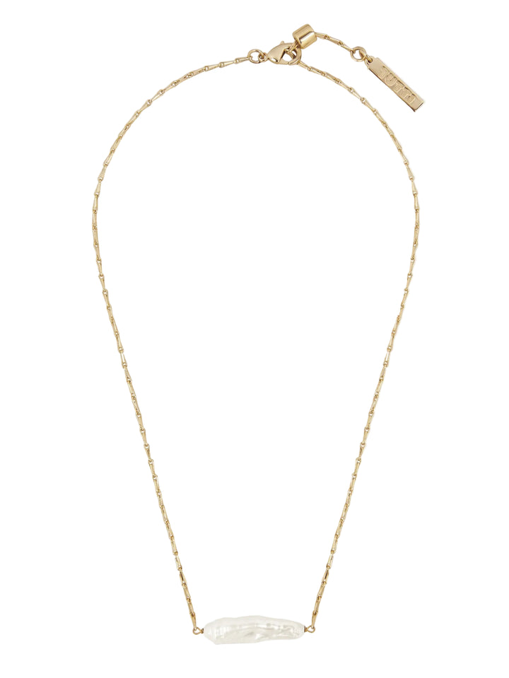 Grace Gold Freshwater Pearl Pendant Necklace