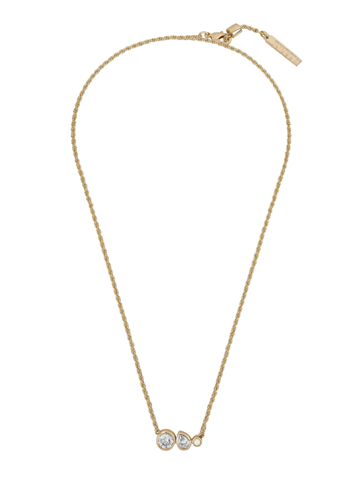 Pure Gold Freshwater Pearl Pendant Necklace