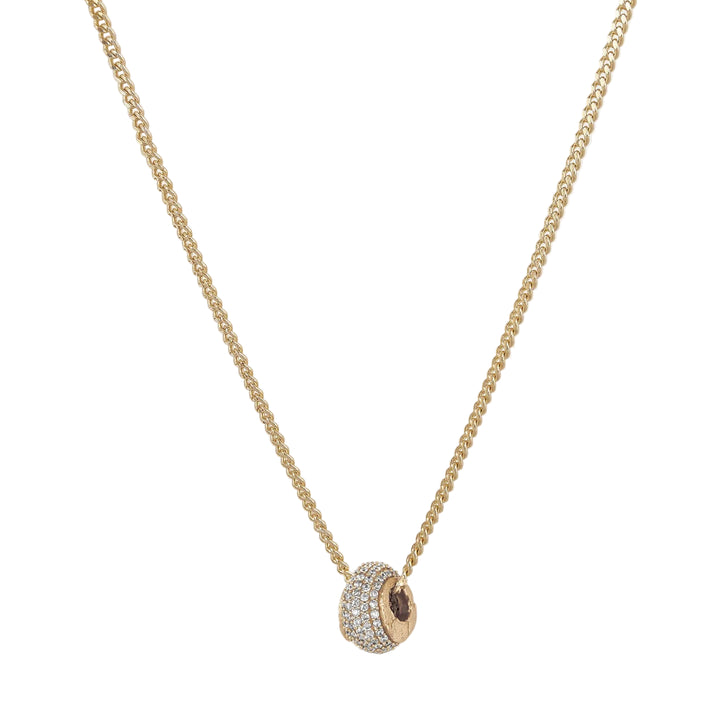 Glint Gold Pavé Pendant Necklace