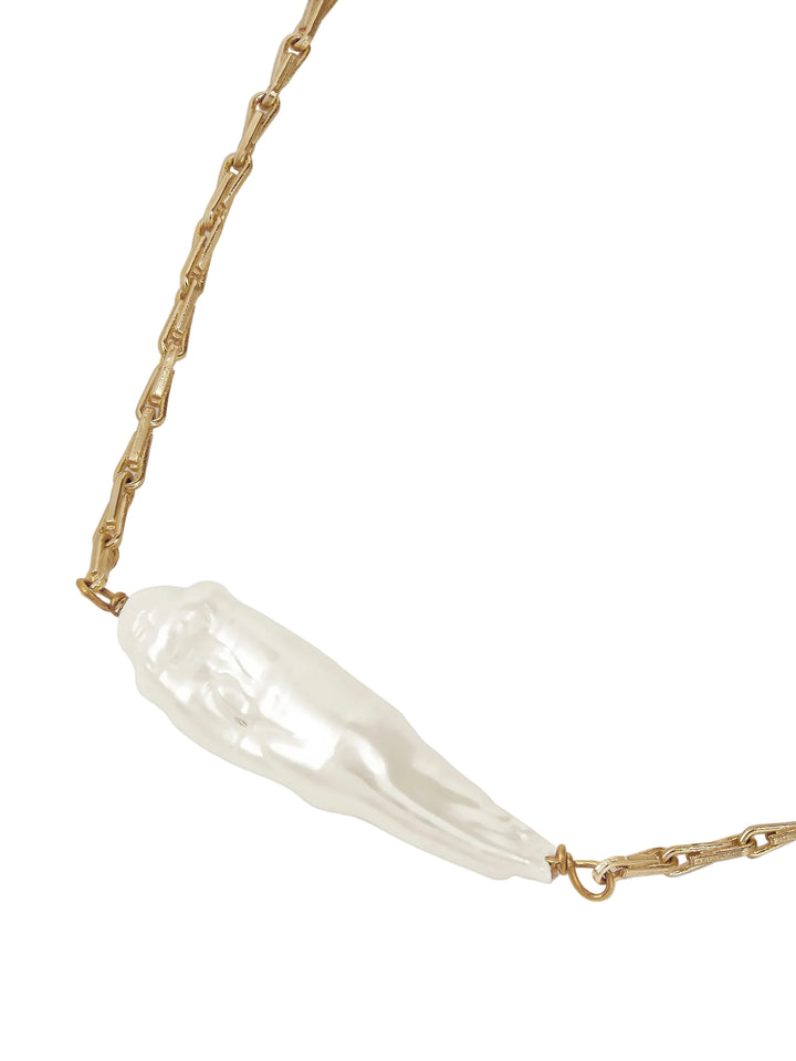 Grace Gold Freshwater Pearl Pendant Necklace