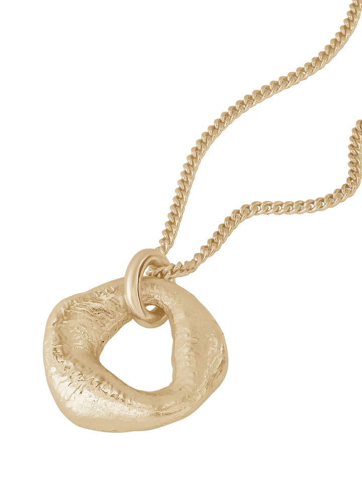 Delta Gold Open Pendant Necklace
