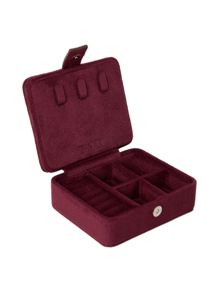 Refine Mini Suede Jewellery Box
