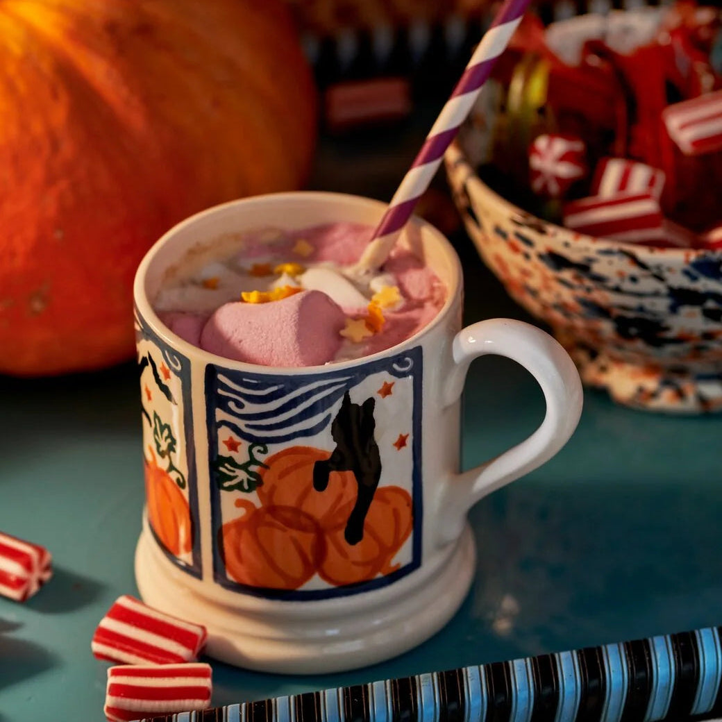 Emma Bridgewater Cats &amp; Pumpkins 1/2 Pint Mug