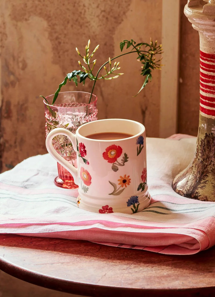 Emma Bridgewater Poppies &amp; Pinks 1/2 Pint Mug