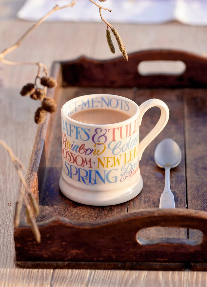 Emma Bridgewater Easter Toast Daffodils &amp; Tulips 1/2 Pint Mug