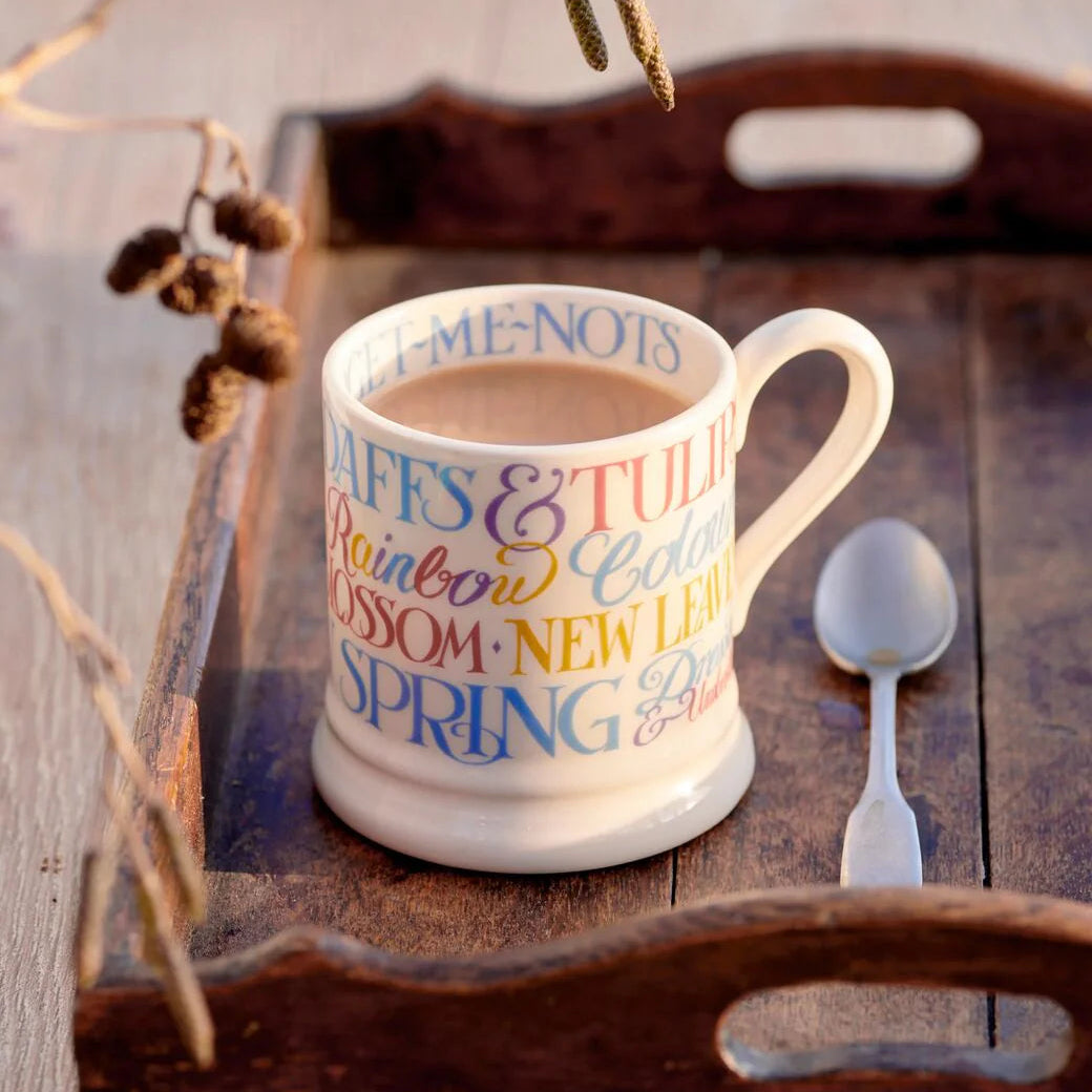 Emma Bridgewater Easter Toast Daffodils &amp; Tulips 1/2 Pint Mug