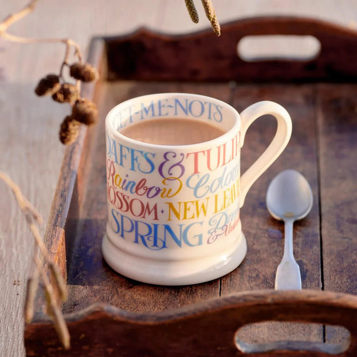 Emma Bridgewater Easter Toast Daffodils &amp; Tulips 1/2 Pint Mug