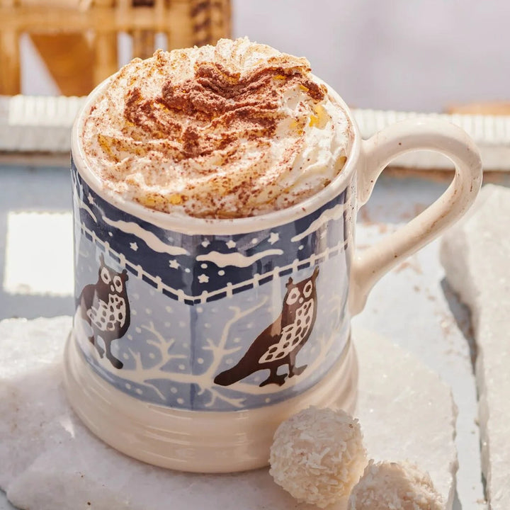 Christmas Icons Owl 1/2 Pint Mug - 300ml