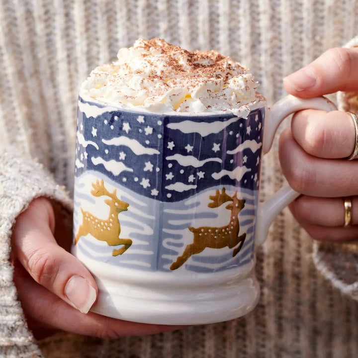 Christmas Icons Deer 1/2 Pint Mug - 300ml