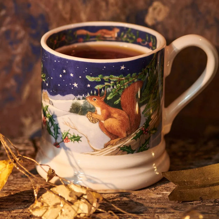 Midnight Squirrel 1/2 Pint Mug