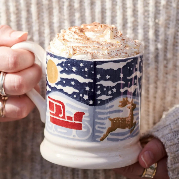 Christmas Icons Deer 1/2 Pint Mug - 300ml