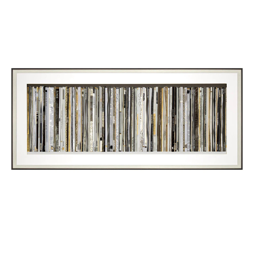 Art marketing poster titled "Classic Vinyl" by Cornucopia Home and Gift, featuring vintage record design in bold colors.