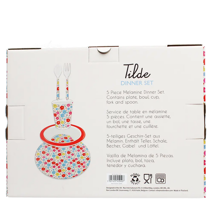 Childrens melamine dinner set (5 pieces) - Tilde