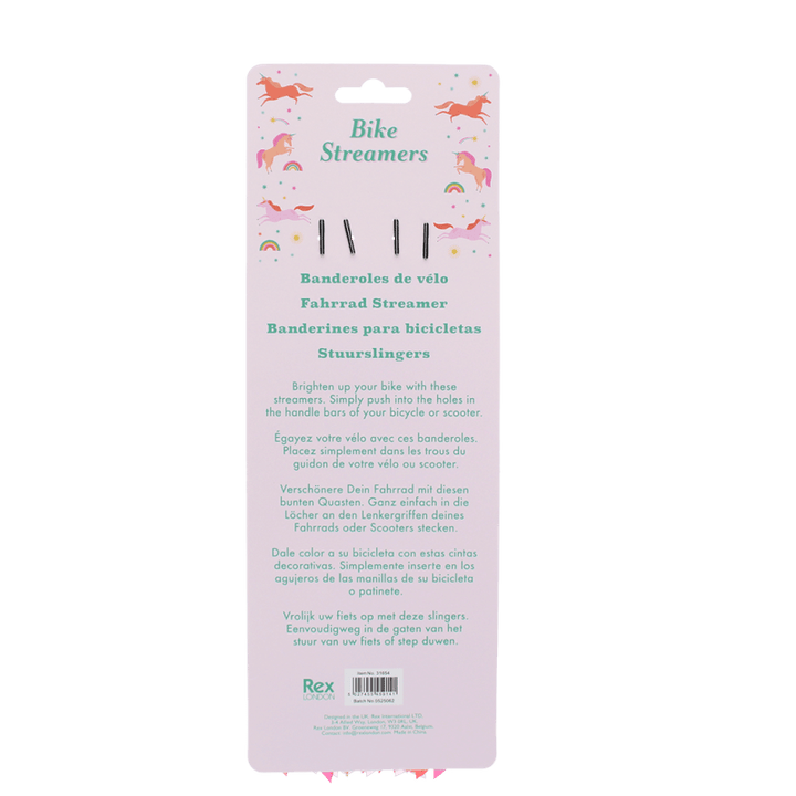 Bicycle streamers - Unicorn