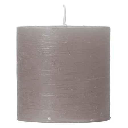 Rustic Rouge Candle by Cozy Living, 5x5cm, from Cornucopia Home and Gift, with a red wax finish and simple rustic design.