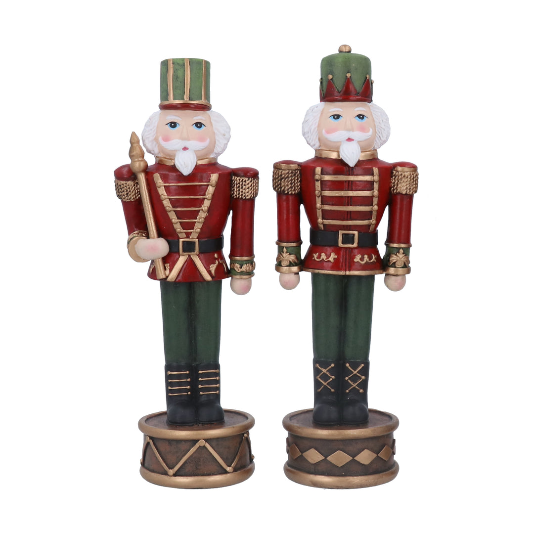 Gisela Graham Christmas Nutcracker Ornament with detailed painted design, ideal for holiday decorating.