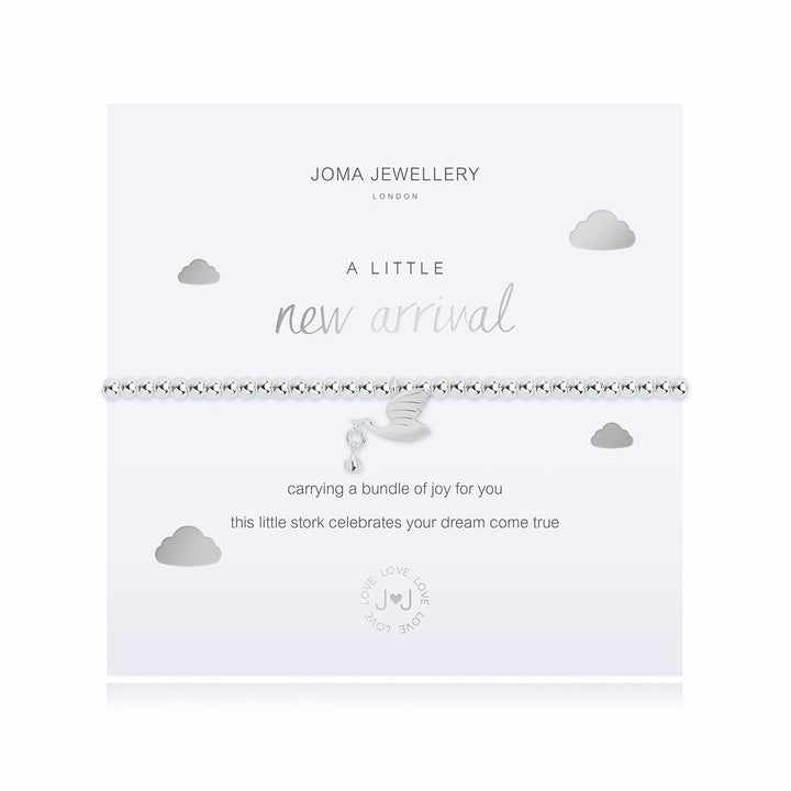 Joma Jewellery A Little New Arrival bracelet with delicate charm and silver-tone finish, stylish accessory for everyday wear.