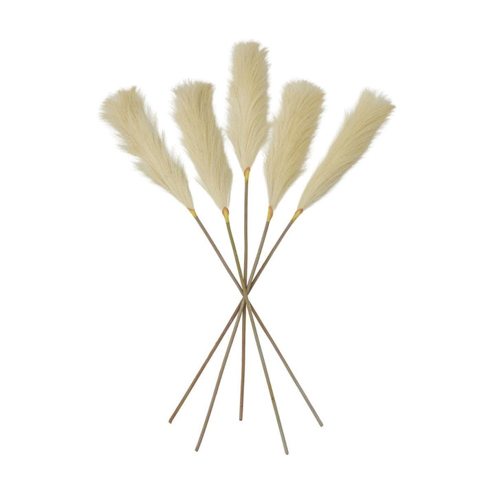 Soft ivory feather stem from Cornucopia Home and Gift, gallery-style decorative plant for floral arrangements.