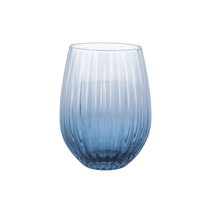 Gisela Graham Ombre Glass Tumbler - Blue