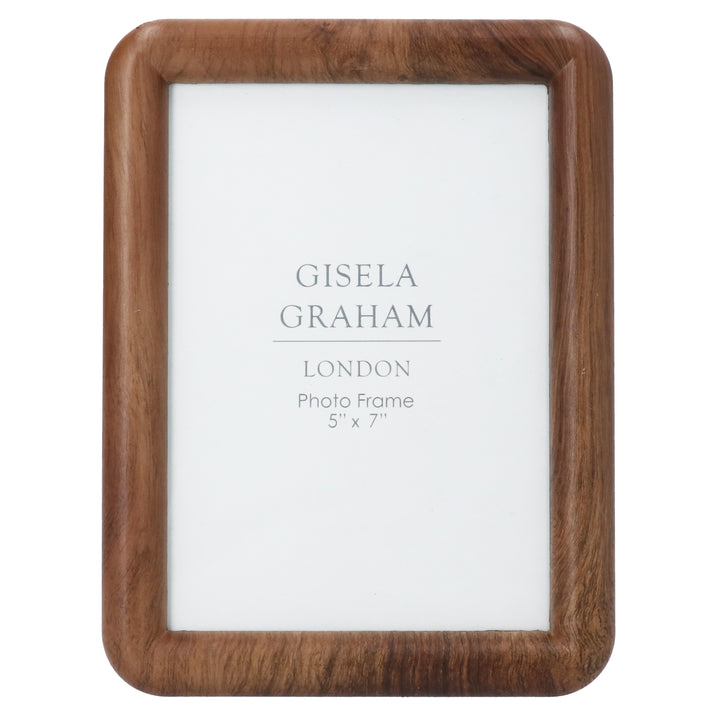 Natural Wood Rolled Edge Photo Frame