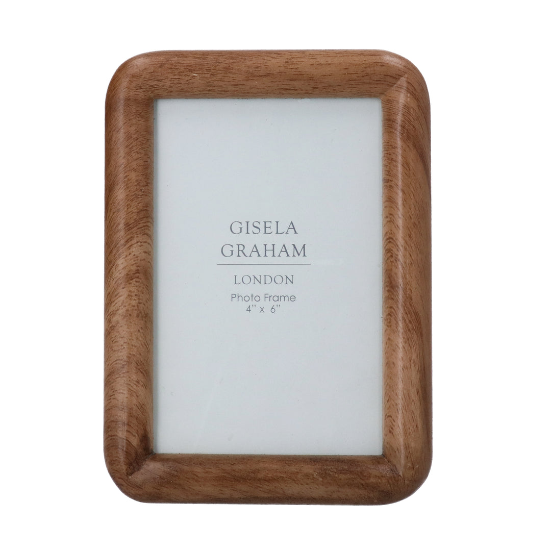 Natural Wood Rolled Edge Photo Frame