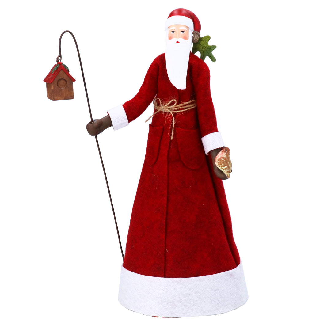 Santa with Lantern Christmas Tree Topper 29cm