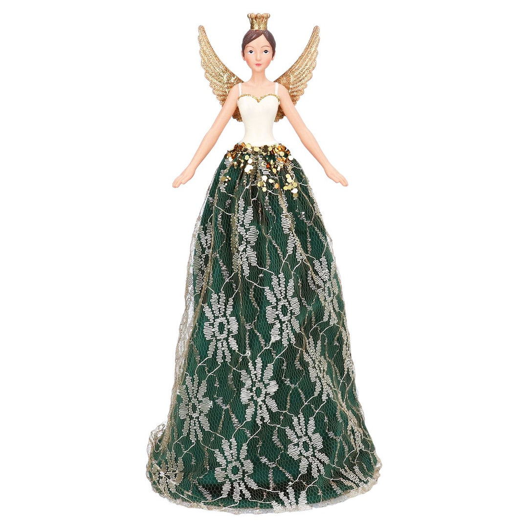 Green Velvet Fairy Tree Topper