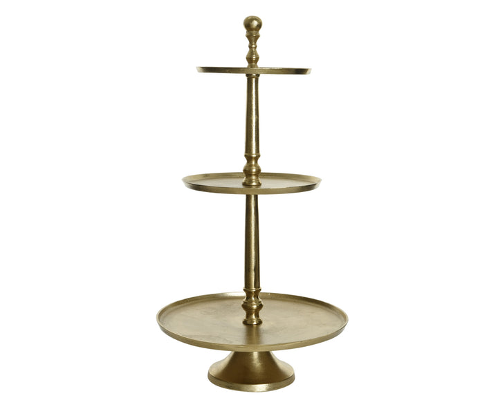 Round Aluminium Etagere - 43cm Diameter x 81cm High