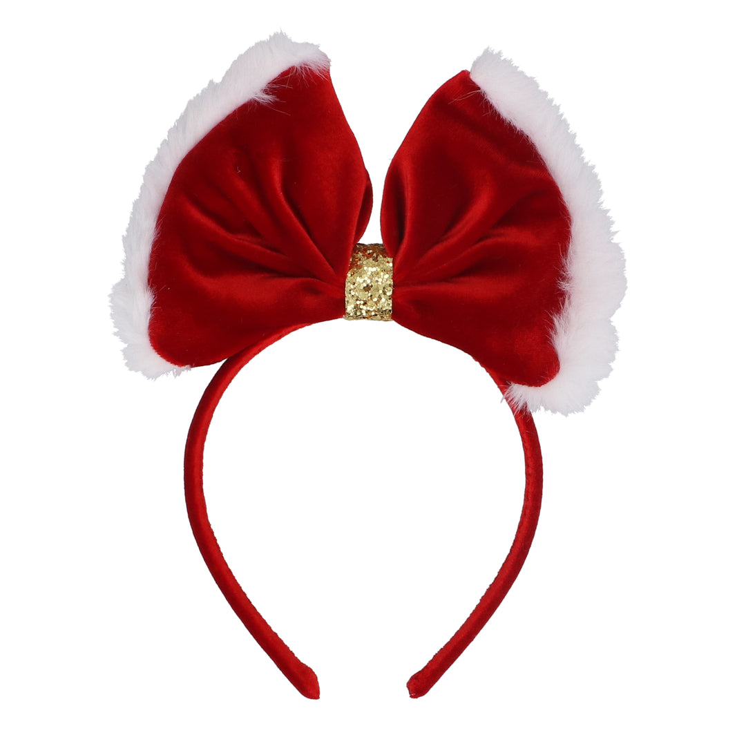 Gisela Graham Santa Bow Headband