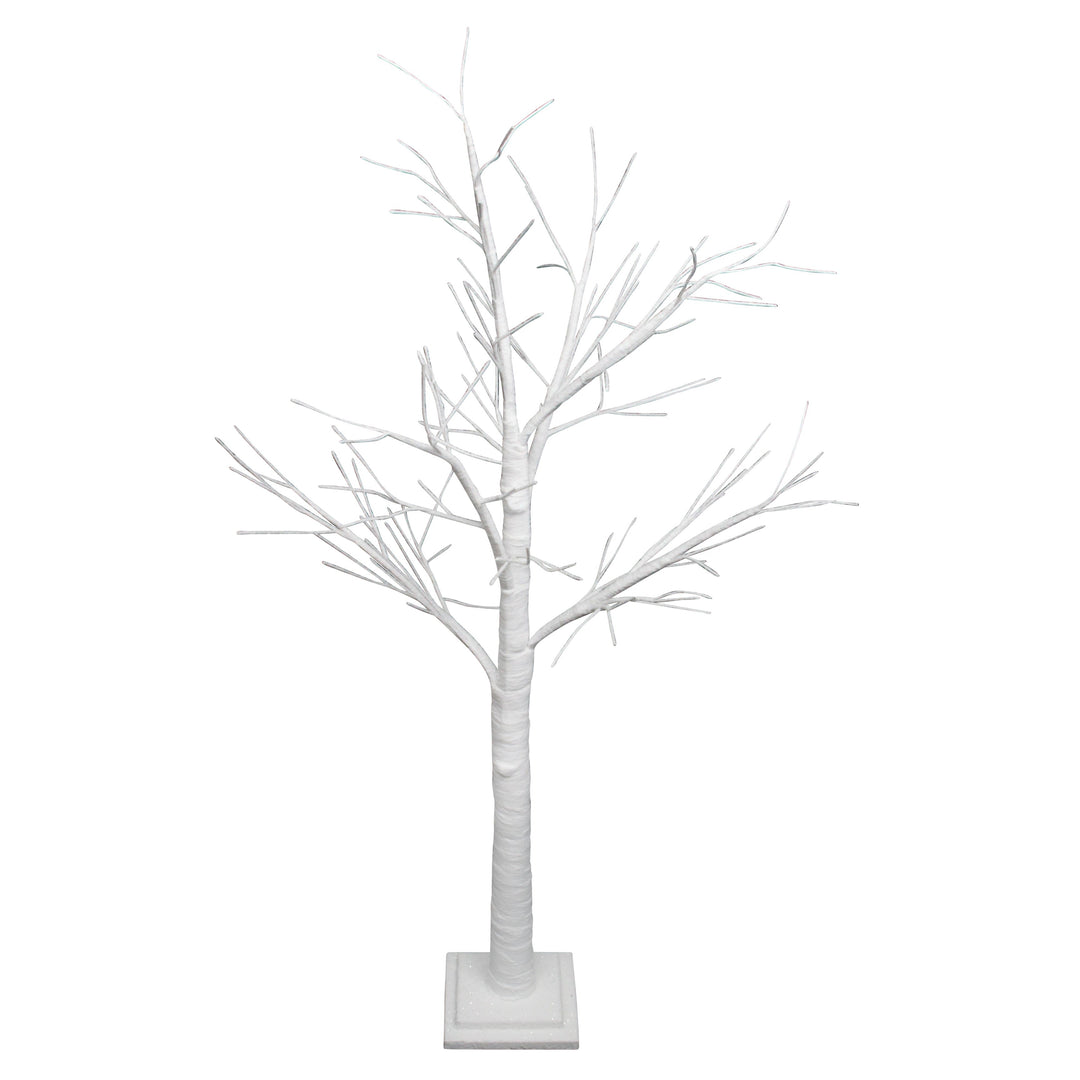 White Twig Tree from Gisela Graham Christmas collection, decorative white branch tree for holiday decor, by Cornucopia Home and Gift