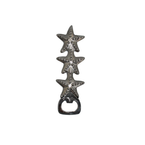 Starfish-shaped bottle opener by Cornucopia Home and Gift, featuring a decorative starfish design perfect for opening bottles.