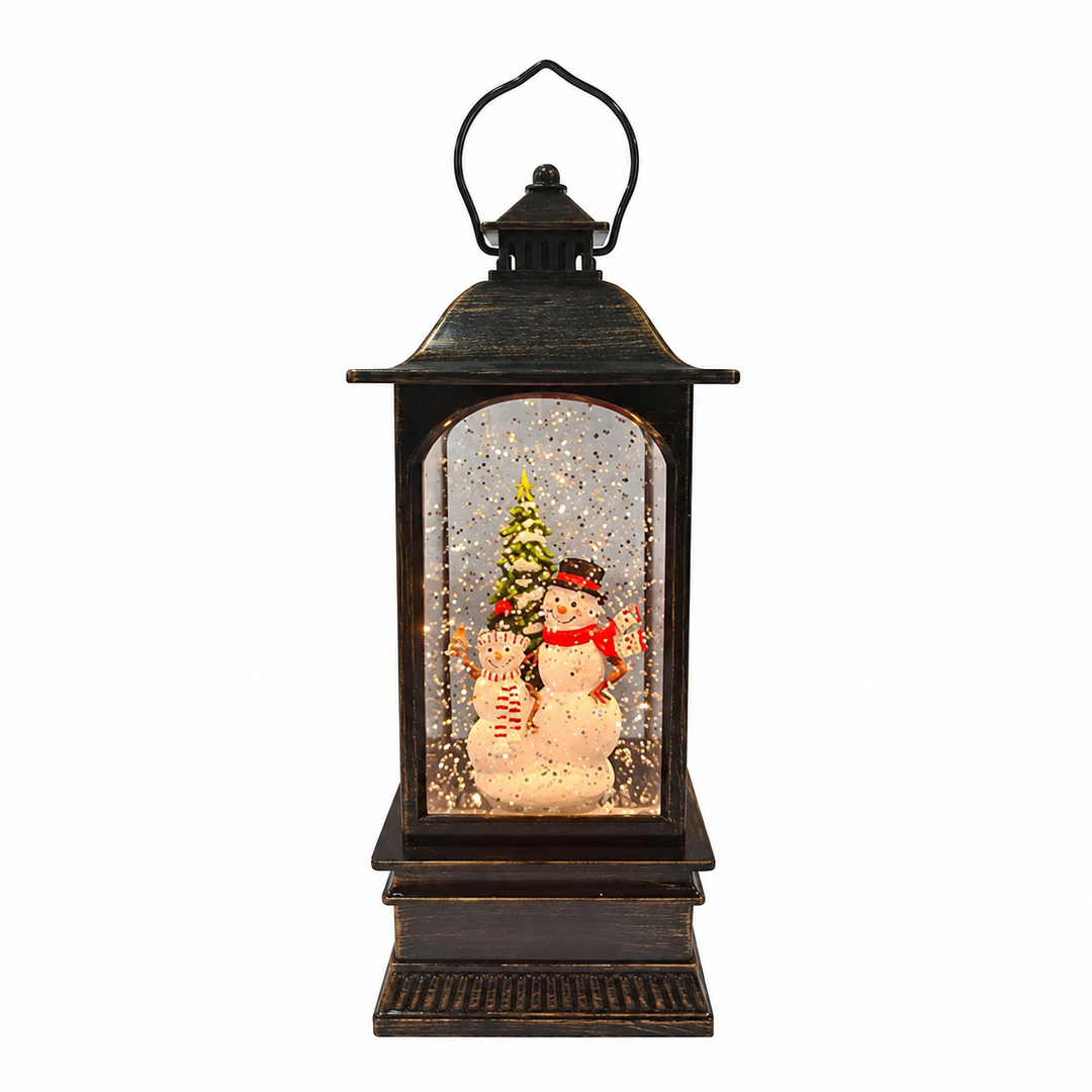 LED Christmas Spinner Lantern - 22cm (3 Assorted Designs)