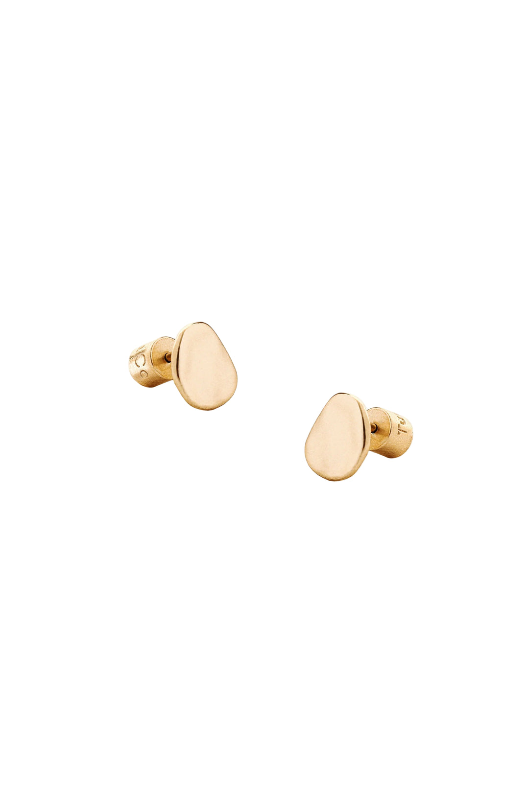 Gold Balance Earrings by Tutti & Co featuring sleek, minimalist design perfect for elegant everyday wear.