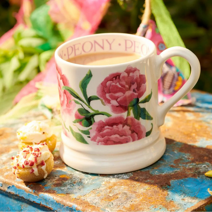 Emma Bridgewater Flowers Pink Peony 1/2 Pint Mug