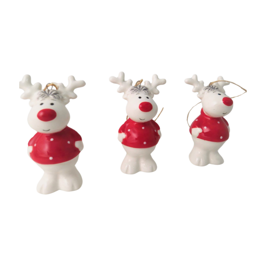 Reindeer Standing Tree Decoration