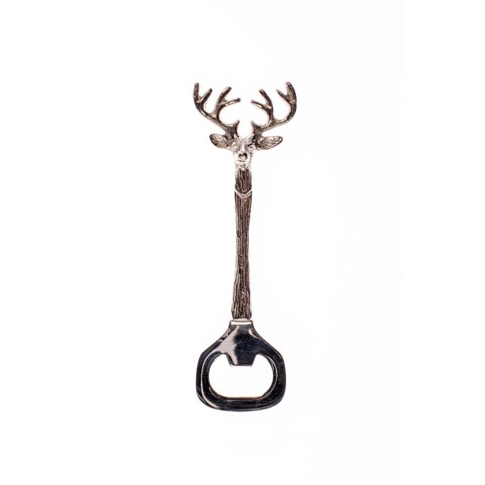 Selbrae House Stag Bottle Opener from Cornucopia Home and Gift, rustic metal design with stag motif for opening bottles.