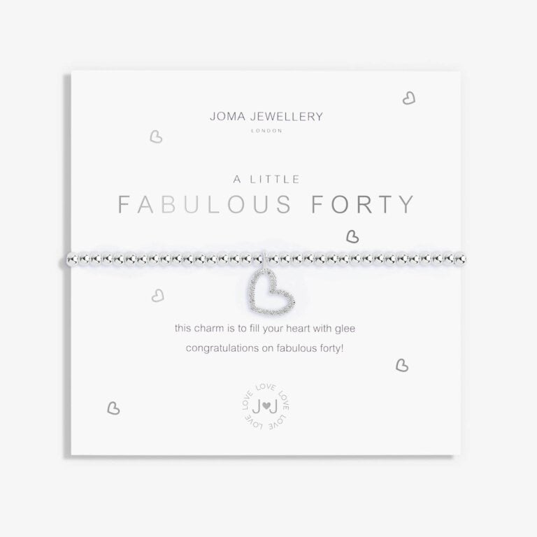 Joma Jewellery A Little Fabulous 40 bracelet with gold-tone charms and delicate chain, designed for stylish everyday wear.
