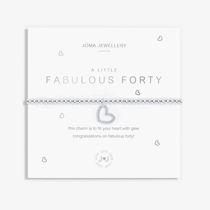 Joma Jewellery A Little Fabulous 40 bracelet with gold-tone charms and delicate chain, designed for stylish everyday wear.