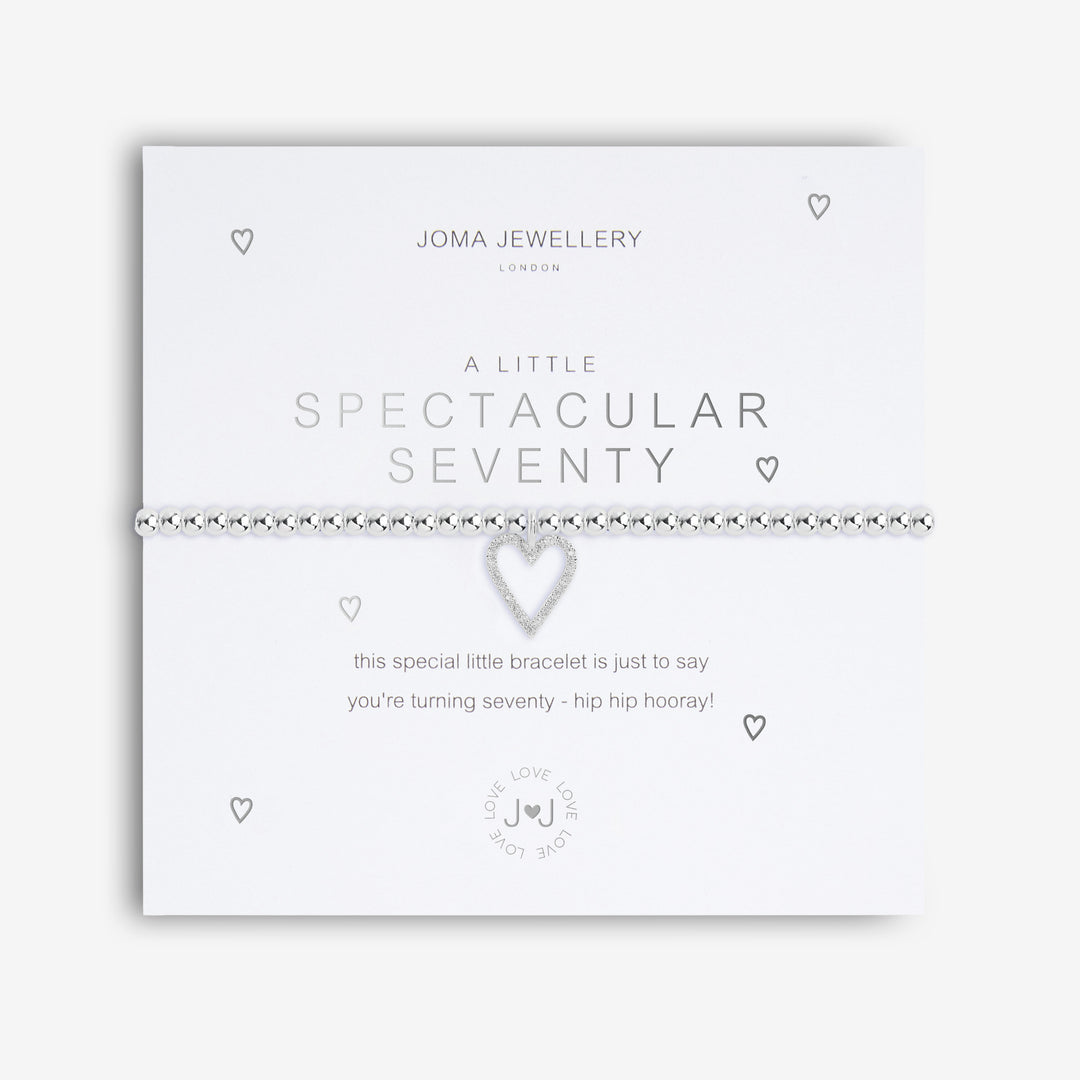 Joma Jewellery A Little Spectacular 70 bracelet with colorful beads and charm, stylish accessory on a neutral background.