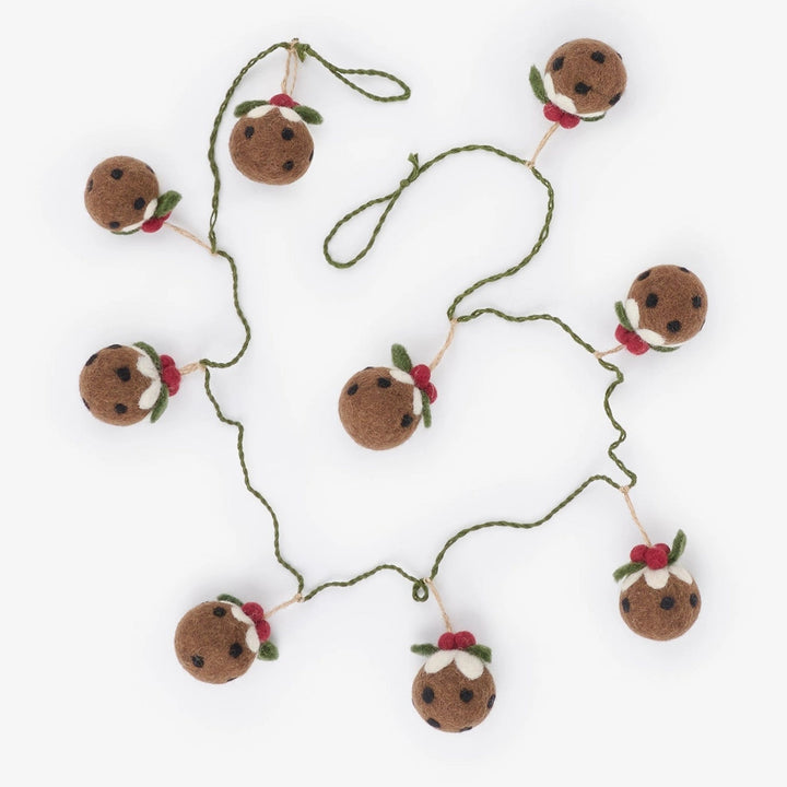 Christmas Puddings Garland