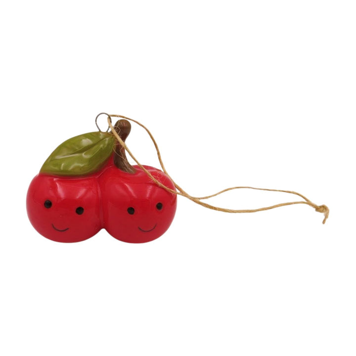 Cherries Ceramic Hanging Decoration