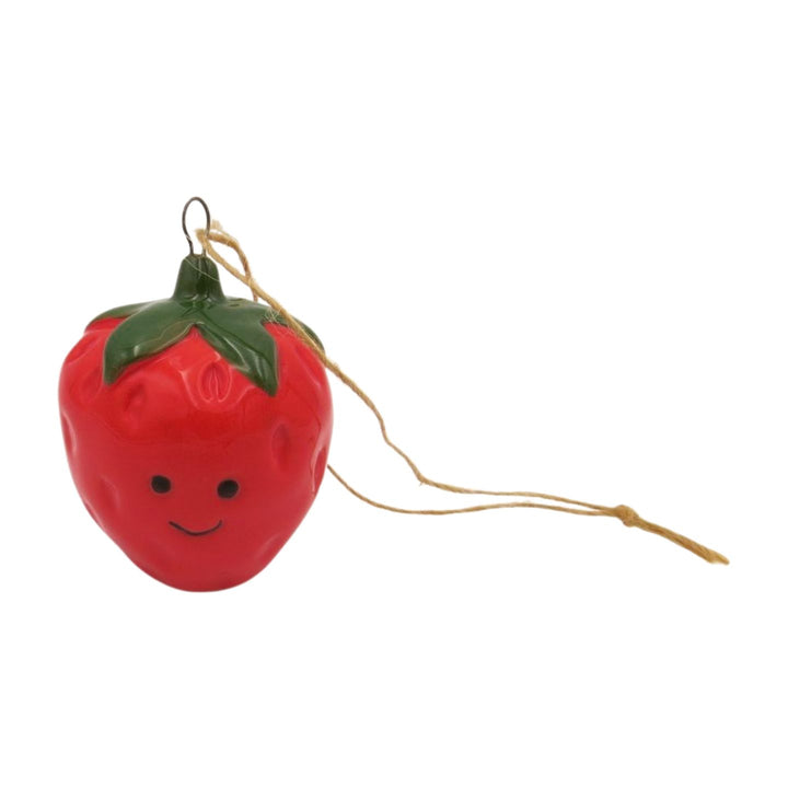 Ceramic Strawberry Hanging Decoration