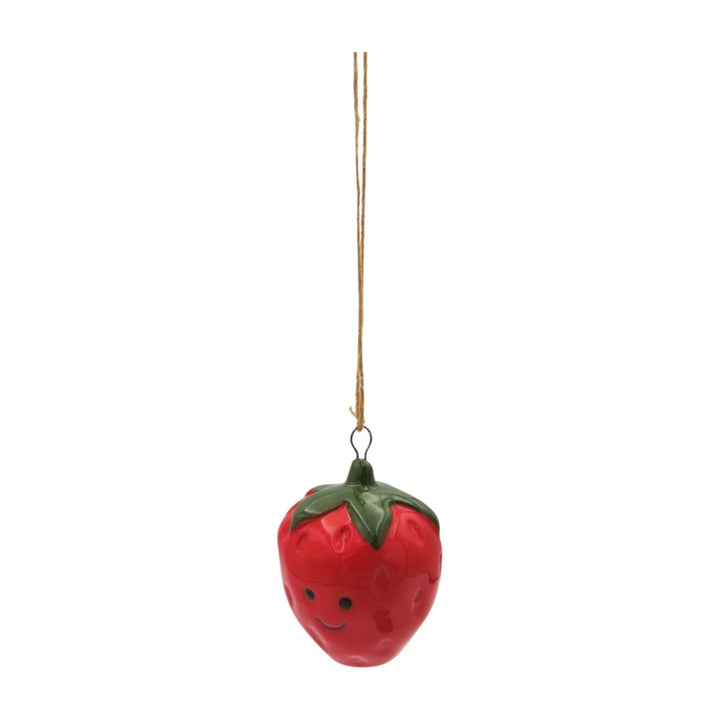 Ceramic Strawberry Hanging Decoration
