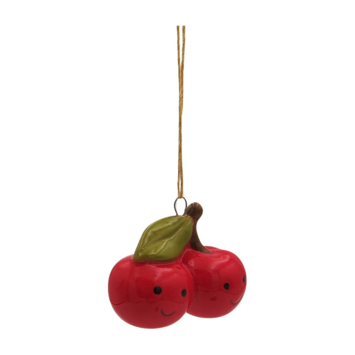 Cherries Ceramic Hanging Decoration