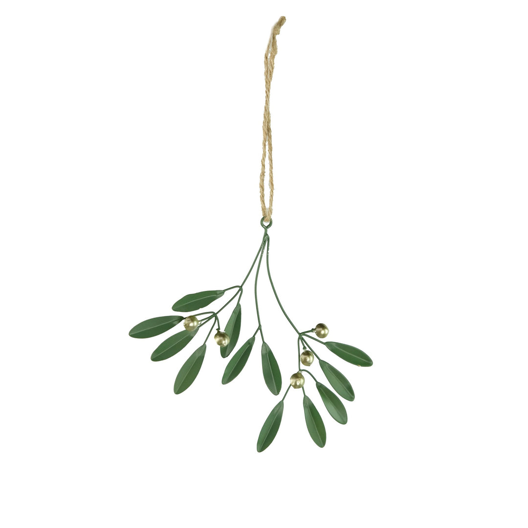Green Mistletoe Drop 13cm