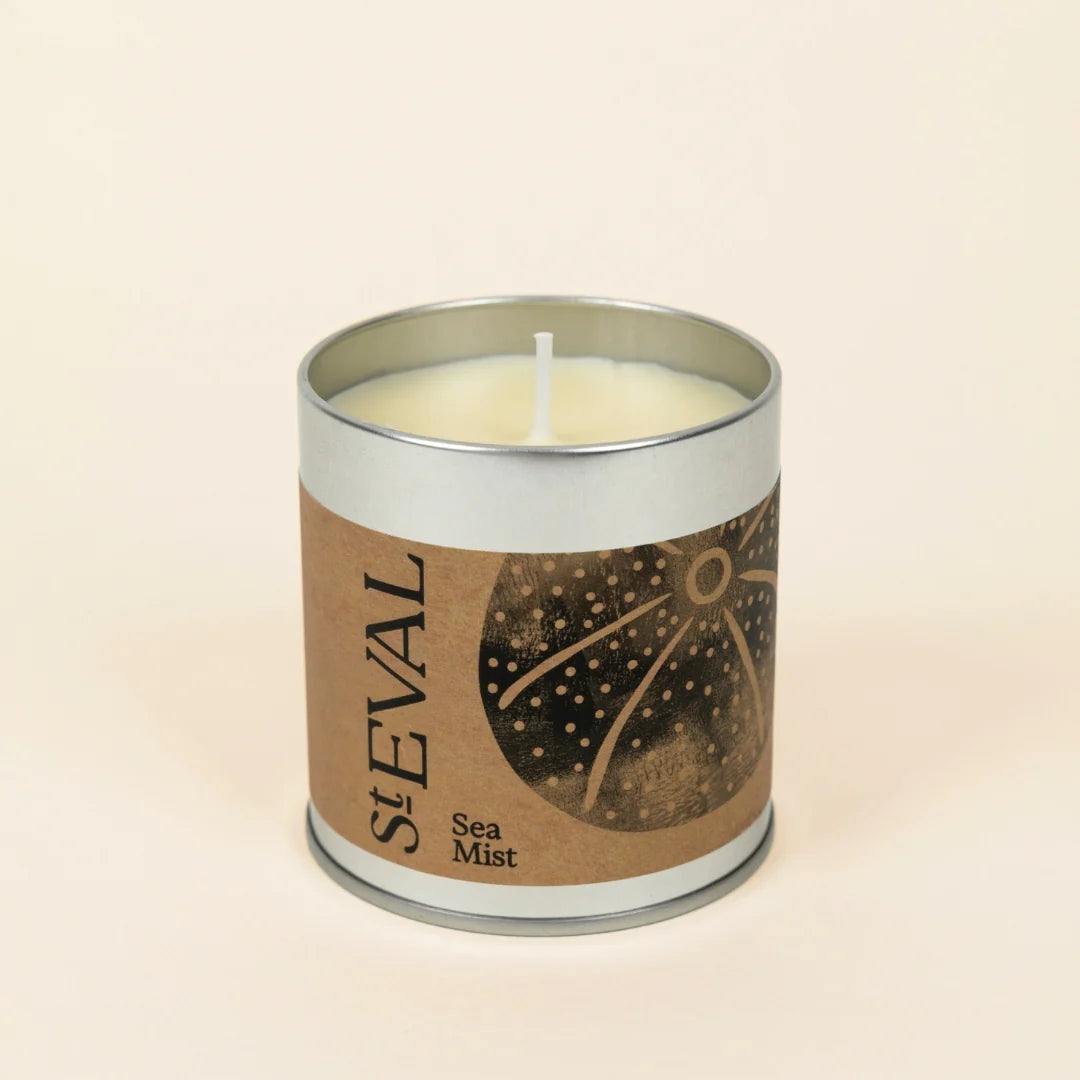 St Eval Sea Mist Tin Candle